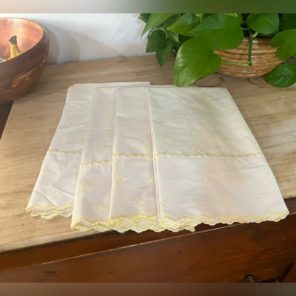 Vintage curtains 4 Panels